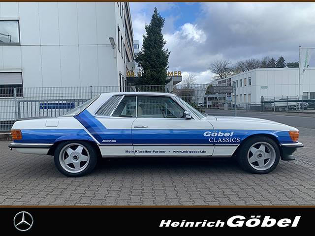 Mercedes-Benz 450 SLC - Anlehnung an den Werkswagen mit der BOSS-Beklebung