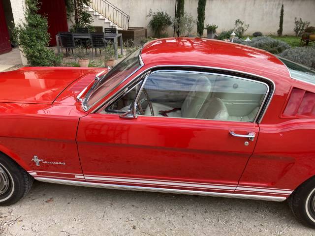Ford Mustang 289 - Ford Mustang 1965 fastback détail portière avant gauche.
