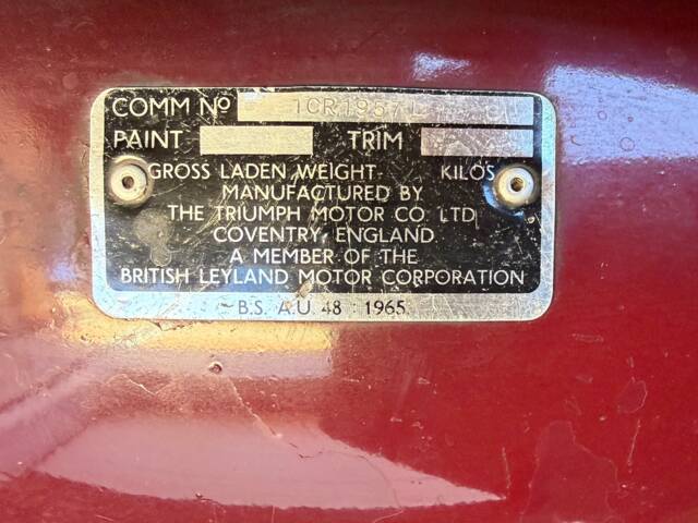 Triumph TR 6 PI