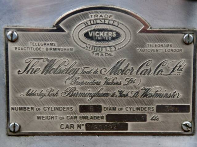 Wolseley 24/30HP