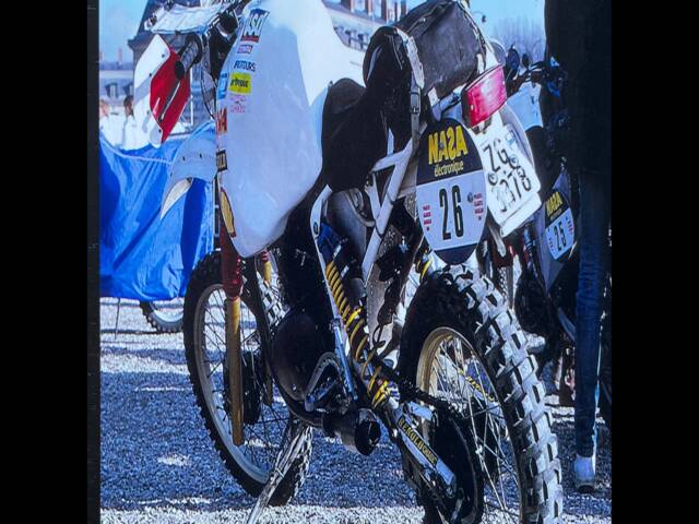 BSA A 65 Lightning II - Ansicht Aufhängung hinten 1986