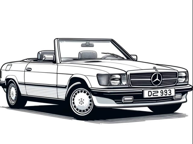 Image 1/5 of Mercedes-Benz 560 SL (1987)