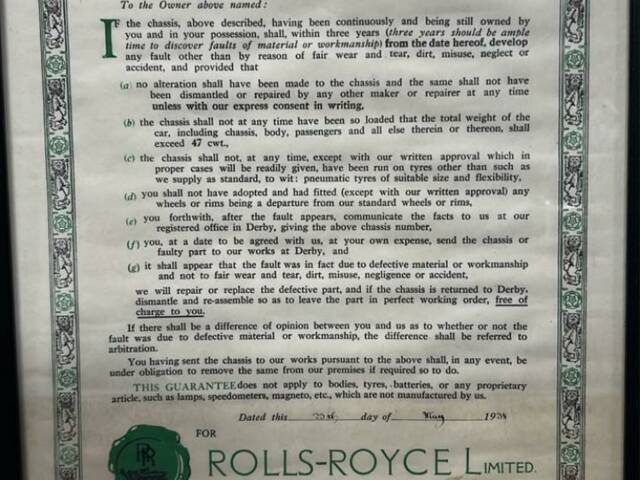Rolls-Royce 25/30 HP