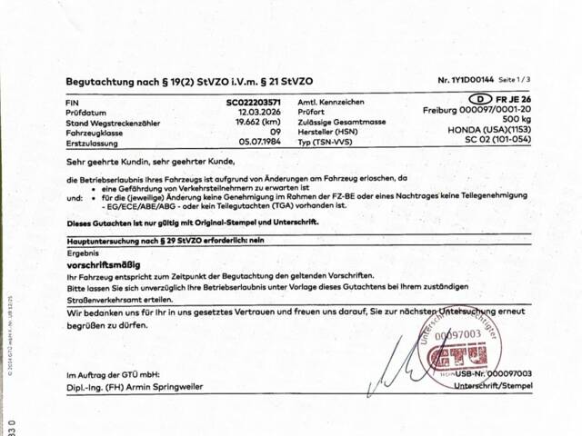 Honda GL 1100 Gold Wing