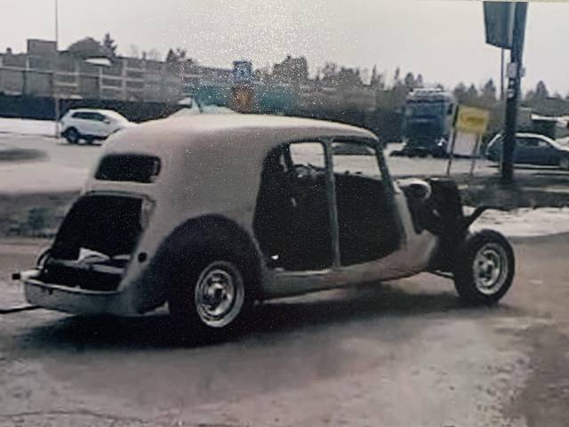 Citroën Traction Avant 15/6 - Picture from the test drive. Image captured from video