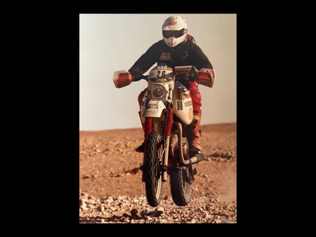 BSA A 65 Lightning II - Rallye Paris - Alger - Dakar 1986