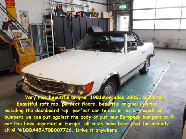 Image 1/49 of Mercedes-Benz 380 SL (1981)