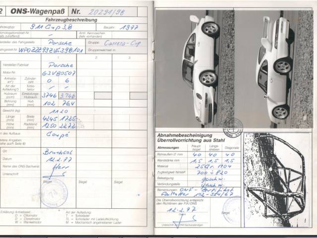 Porsche 911 Carrera 3.8 Cup