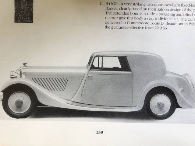 Bentley 4 1/4 Litre Barker