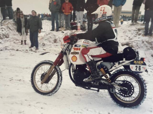 BSA A 65 Lightning II - Prolog Paris - Dakar 1986
