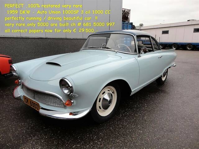 Image 1/31 of DKW Auto Union 1000 S (1959)