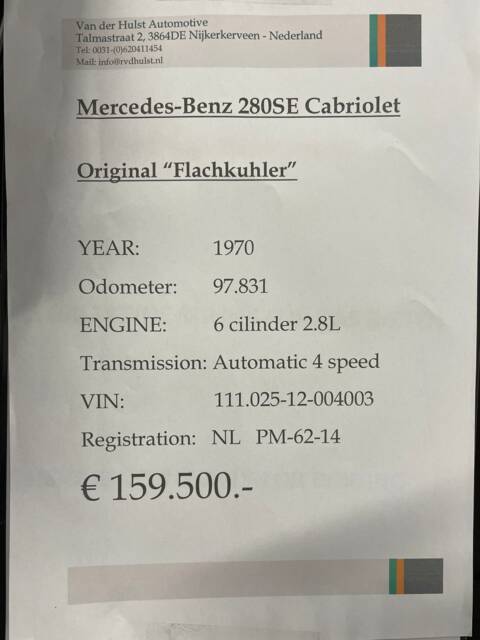 Mercedes-Benz 280 SE