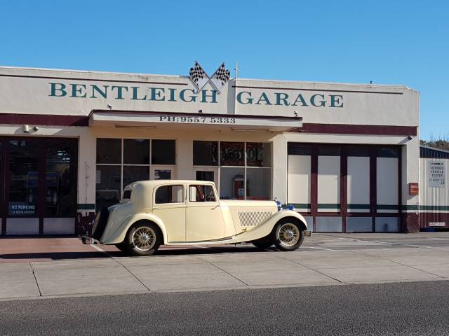 Side View outside Art Deco Garage