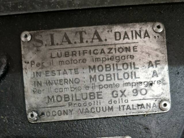 SIATA Daina Gran Sport Barchetta