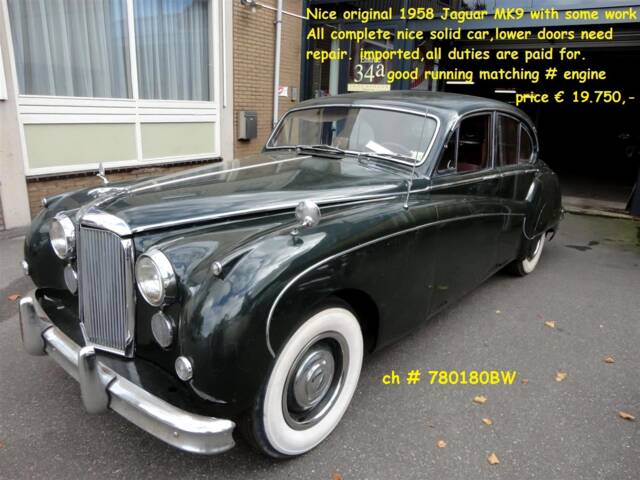 Image 1/22 of Jaguar Mk IX (1958)
