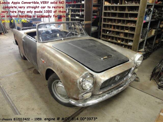 Image 1/38 of Lancia Appia Convertible Vignale (1959)