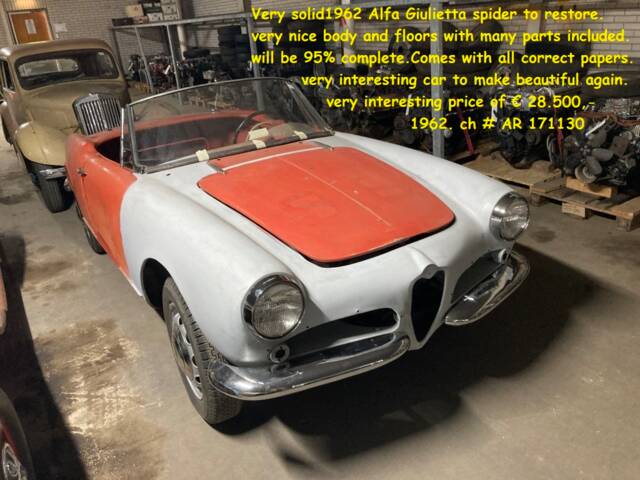 Image 1/50 of Alfa Romeo Giulietta Spider (1962)