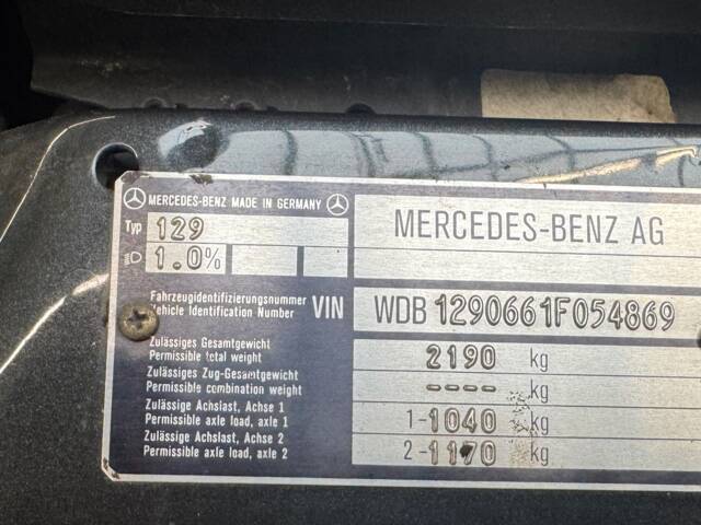 Mercedes-Benz 500 SL 6.0 AMG