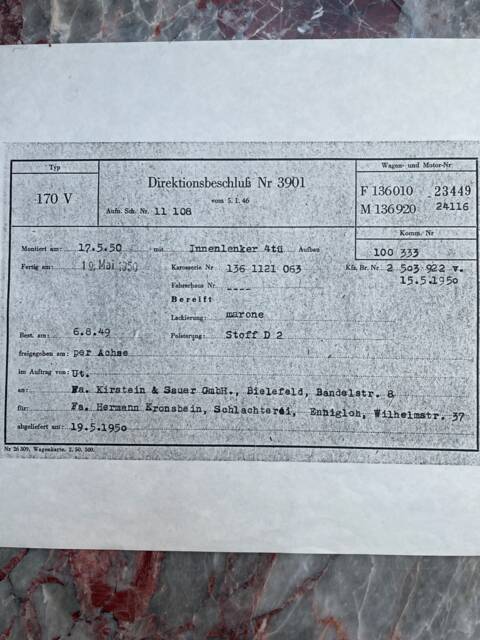 Mercedes-Benz 170 V