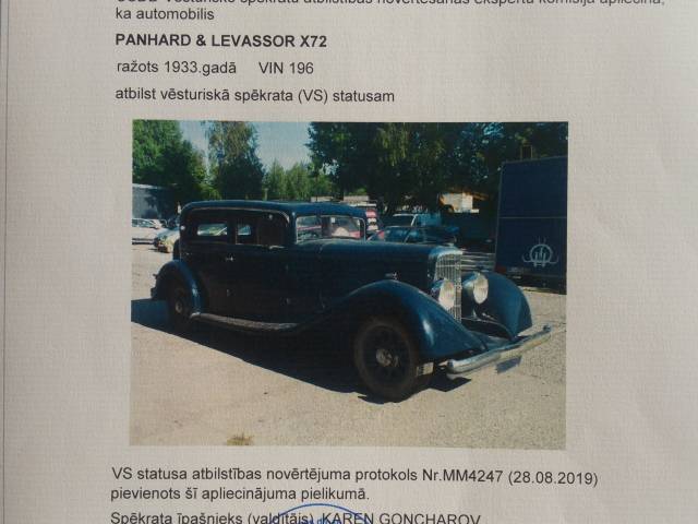 Image 1/17 de Panhard 6CS RL (1933)
