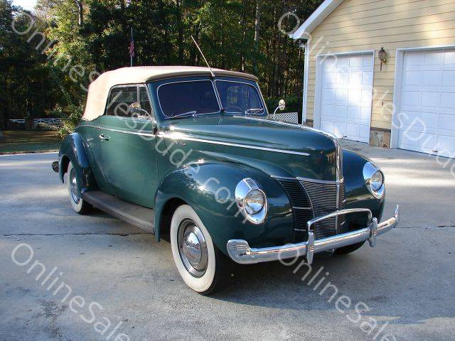 Imagen 1/23 de Ford Deluxe Coupé Convertible (1940)