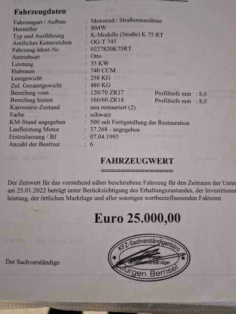 BMW K 75 RT