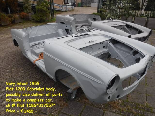 Bild 1/11 von FIAT 1200 Cabriolet (1960)