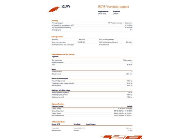 Volvo V 70 2.5T