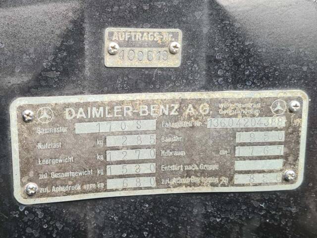 Mercedes-Benz 170 S Cabriolet A