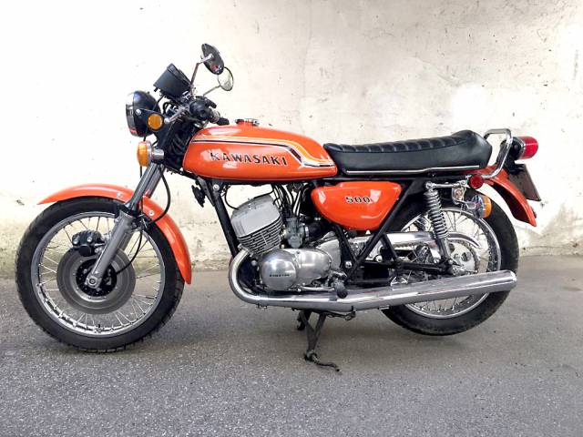 Kawasaki 500 H1 B - Lato