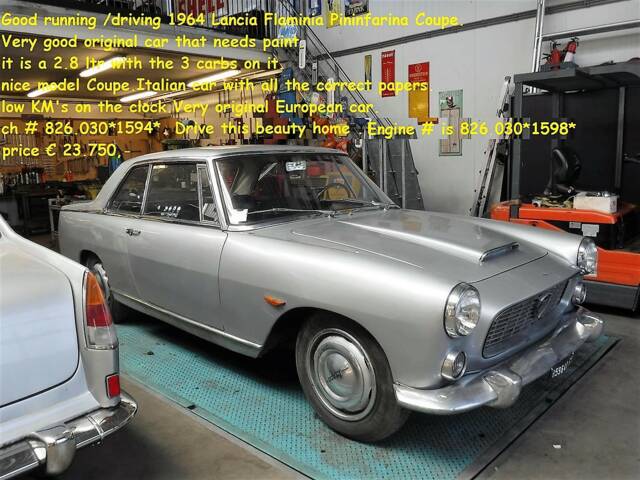 Image 1/32 of Lancia Flaminia Coupe Pininfarina 3B (1964)