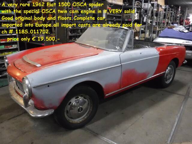 Bild 1/26 von FIAT 1500 S (1962)