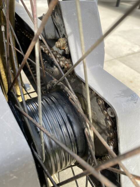 Garelli Gary Uno - Kette und Hinterrad Saiber