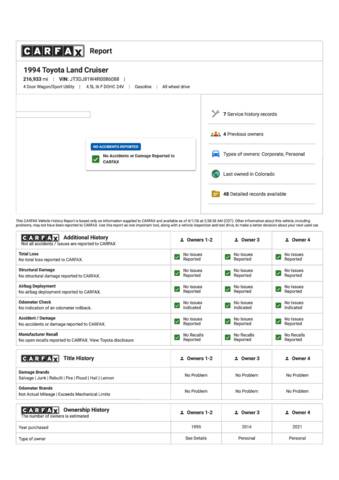 CARFAX 1994 Land Cruiser.pdf