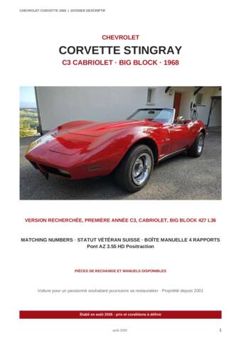 20260826 Dossier descriptif Corvette C3 1968.pdf