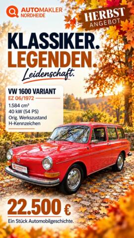 Afbeelding 1/54 van Volkswagen 1600 Variant (1972)