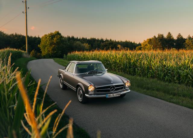 Gray Mercedes-Benz 280 SL Pagoda for sale