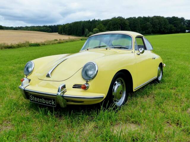 Porsche 356 C 1600 Coupé champagnergelb (Porsche 6405) 1964