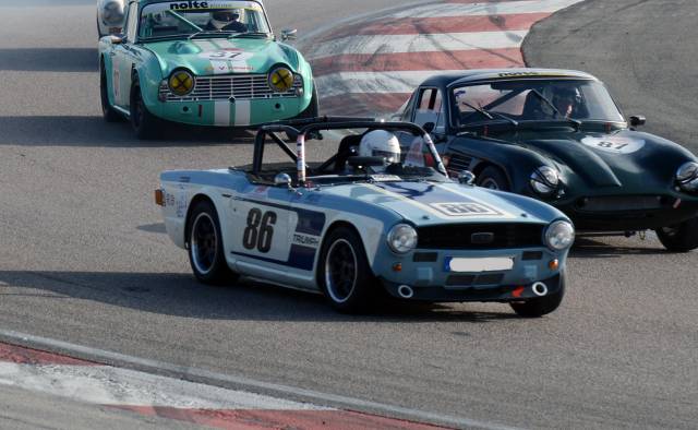 Triumph Racing at the track