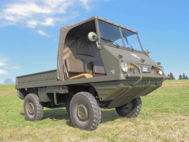 Haflinger der 1. Serie, Ersatzrad ist dabei