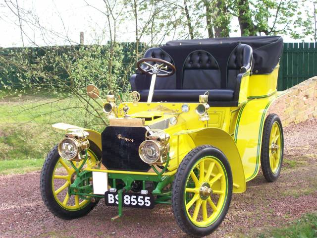 Beautifully restored 1904 Peugeot Rear Entrance Tonneau