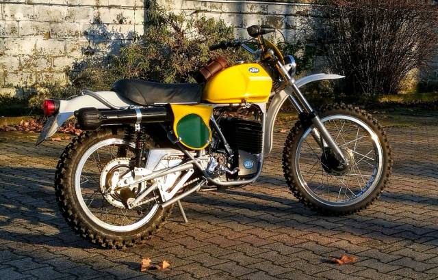 Ktm 175 gs giallo