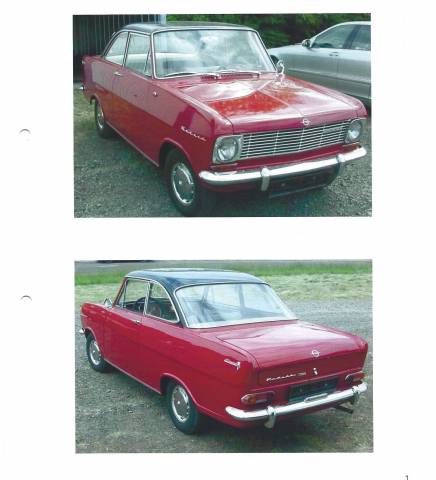 Bild 1/4 von Opel Kadett Coupé 1,0 S (1965)