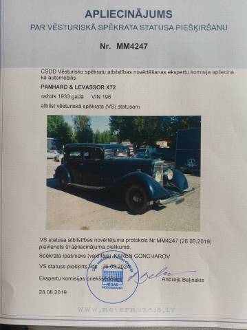 Image 1/17 of Panhard 6CS RL (1933)