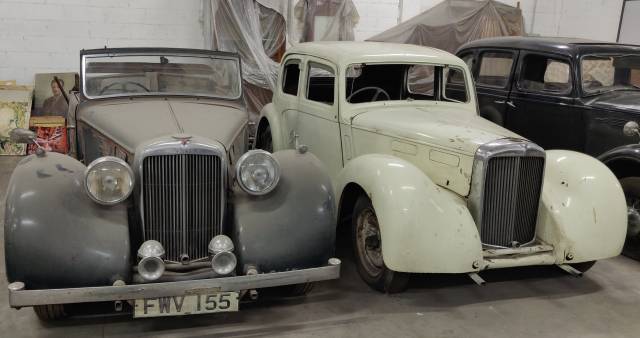 Lot of two 1948 Alvises from Italy