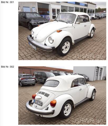 Bild 1/10 von Volkswagen Käfer 1303 "Triple White" (1977)