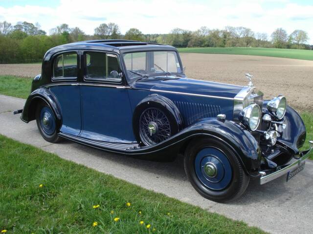 Rolls-Royce 20/25 HP Saloon (Rippon Bros.) blau/schwarz 1935