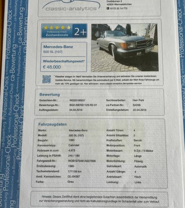 Image 40/52 de Mercedes-Benz 500 SL (1985)