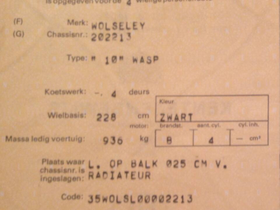 Bild 9/9 von Wolseley Wasp / Super Wasp (1935)