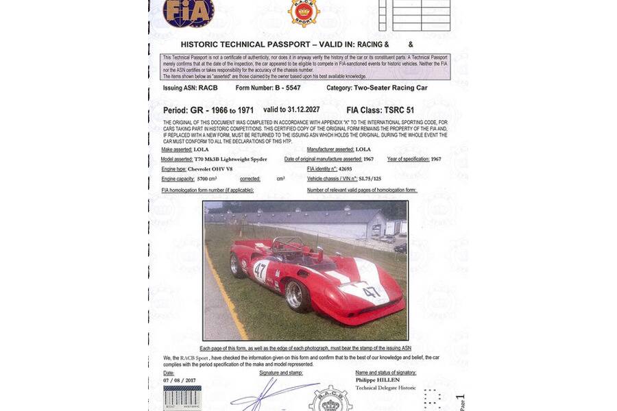 Imagen 24/32 de Lola T70 (1967)